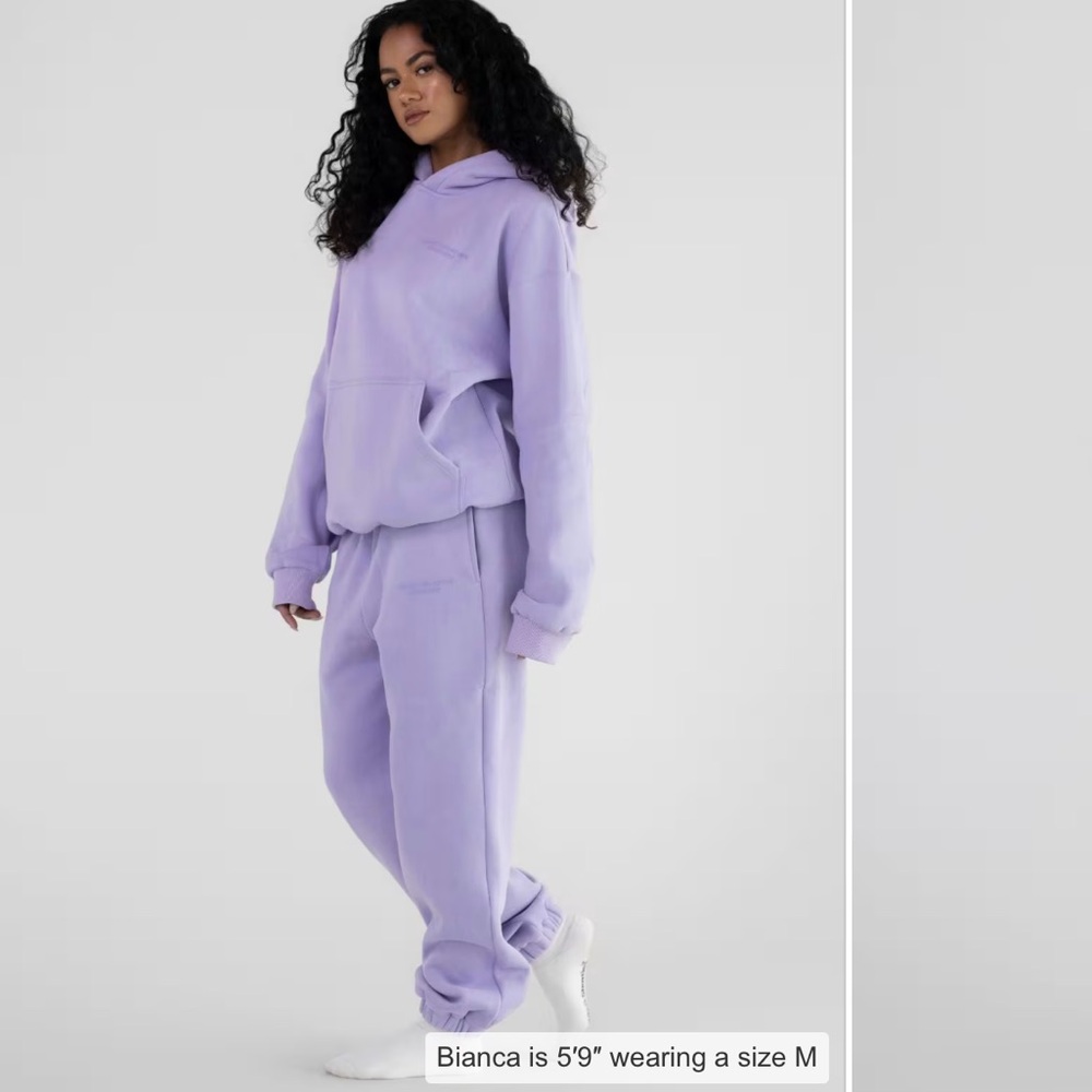 COMFRT Pastel Lavender Set Hoodie and Sweatpants NWT